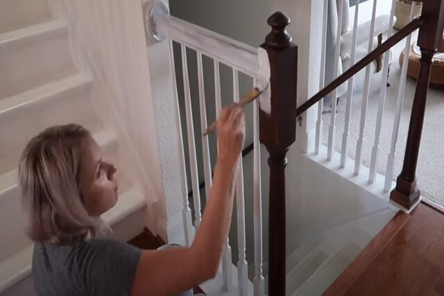 Sparks Painters interior stair painting
